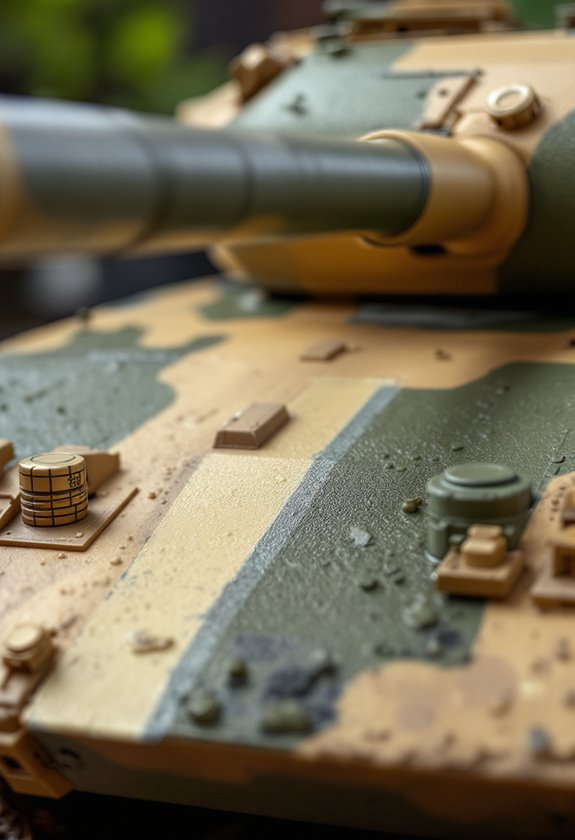 camouflage painting challenges addressed