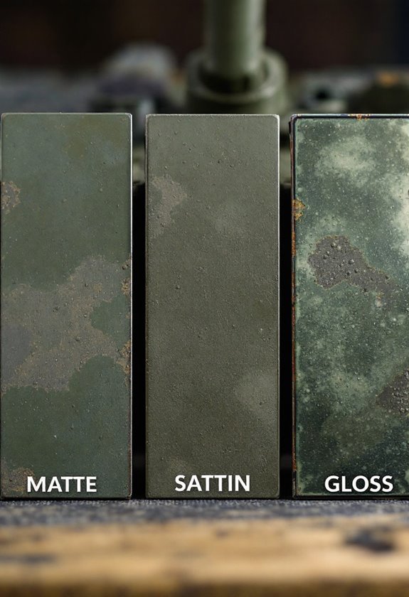 clear coat finish selection
