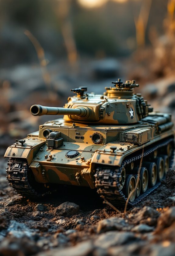 exciting gas powered rc tanks