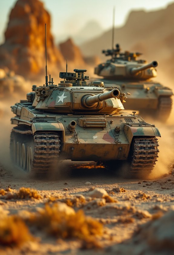 nostalgic large remote tanks