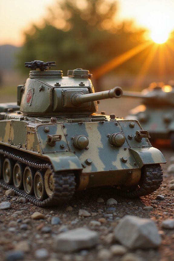 nostalgic remote control tanks
