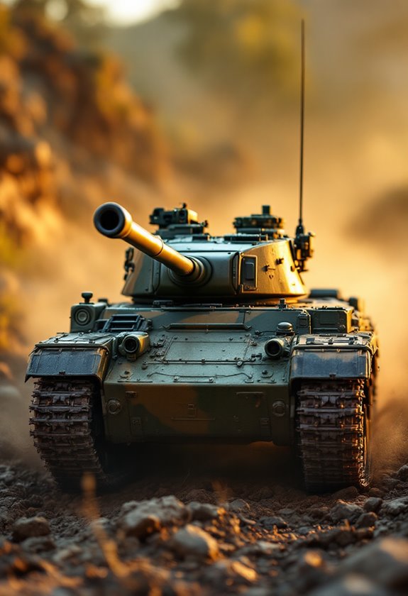 rc tanks dominate streets