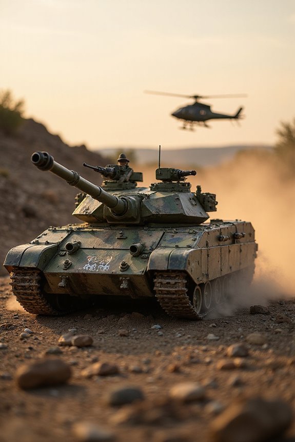 rc tanks vs helicopters comparison