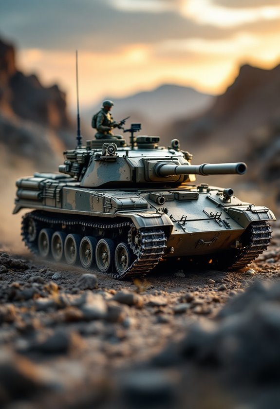 realistic authentic battle tanks