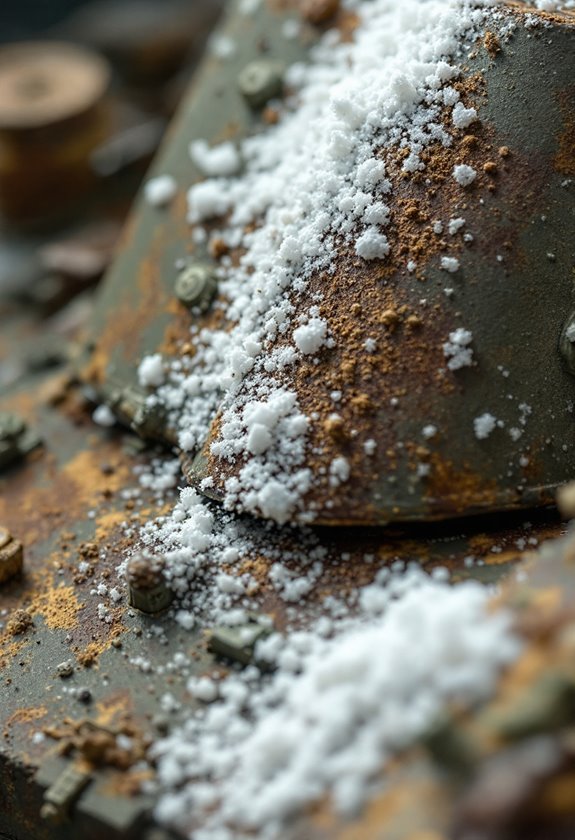 salt accelerates rust formation