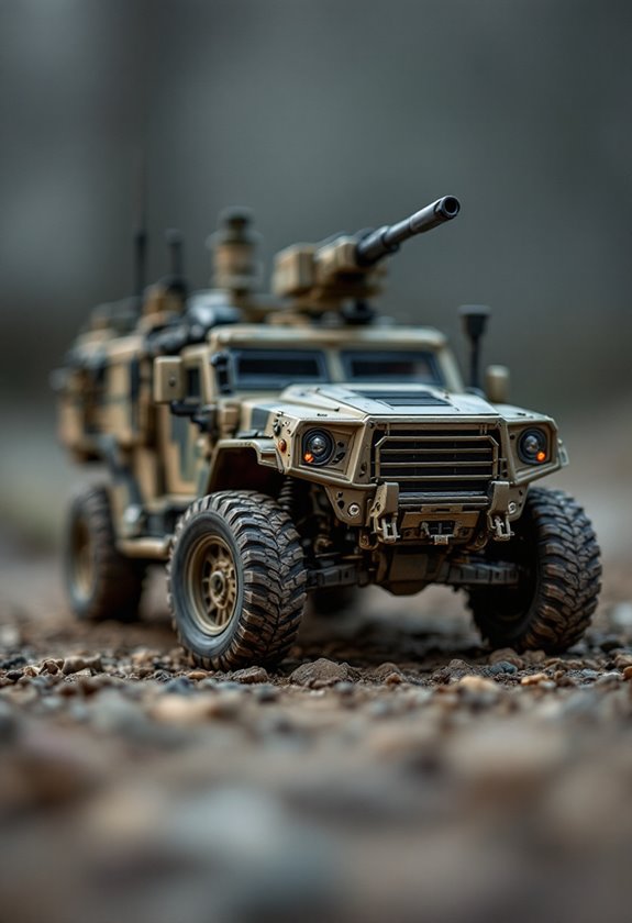 selecting military rc vehicles