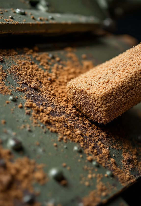 soft sponges for rust removal