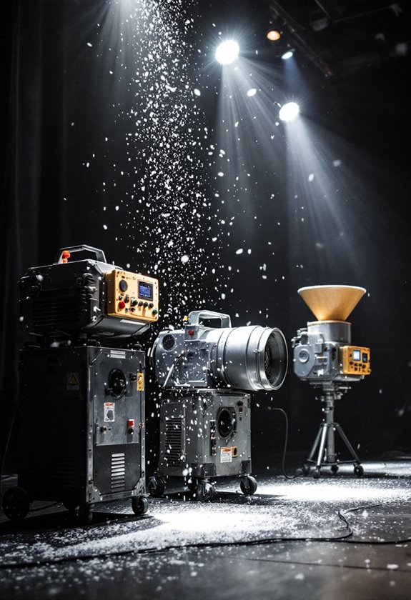 theatrical snow effect options