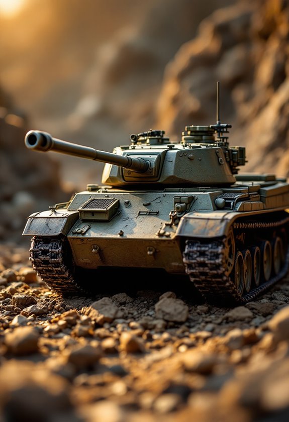 upgraded heng long rc parts