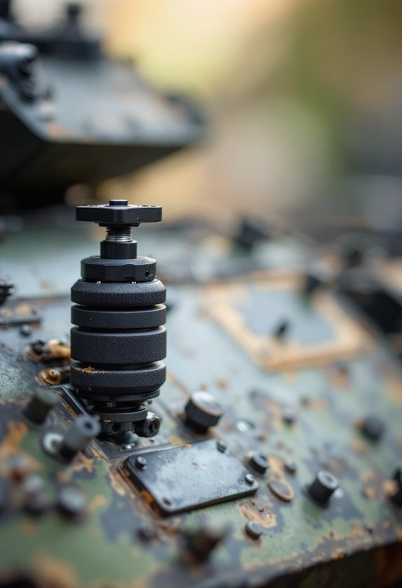 vibration isolation suspension elements